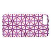 Funky Roze & Paarse Patroon Case-Mate iPhone Case (Achterkant (Horizontaal))