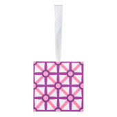 Funky Roze & Paarse Patroon Decoratie (Rechts)