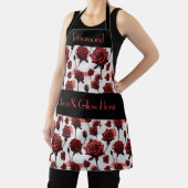 Funky Rozen Bloemist Schort. bewerkbaar Schort (Insitu)