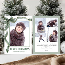Funky Salie Groene Kerst Boog Lint 5 Foto