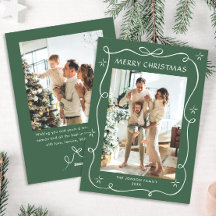 Funky Saliegroene Kerstboog Lint 2 Foto