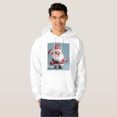 Funky santa claus hoodie (Voorkant volledig)