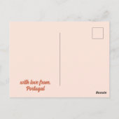 Funky Sardine Kust Portugal Briefkaart (Achterkant)