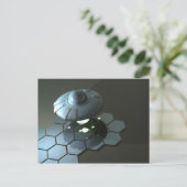 Funky Saucer 2 Briefkaart (Staand voorkant)