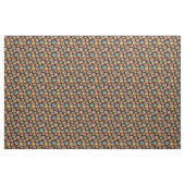 Funky Scary Halloween Donuts Pattern Fabric Stof (Yard (91,4 cm))