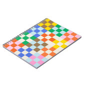 Funky Schaakbord Notitieboek (Linkerzijde)