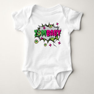 Funky Schattige Fun 'ZomBaby' Zombie Pun Romper