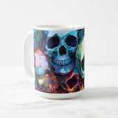 Funky Schedels Koffiemok (Voorkant links)
