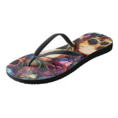 Funky Schedels Teenslippers (Schuin)