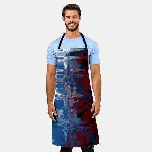 Funky Schorten Abstact Art Schort (Gedragen)