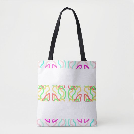Funky Schoudertas Tote Bag (Voorkant)