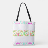 Funky Schoudertas Tote Bag (Achterkant)