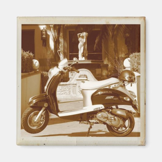 Funky Scooter Magnet! Magneet (Voorkant)