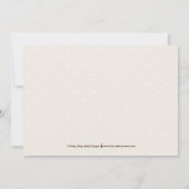 Funky Script Bewerkbare kleur Opslaan van de datum Bedankkaart (Achterkant)