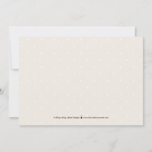 Funky Script Bewerkbare kleur Opslaan van de datum Bedankkaart (Achterkant)