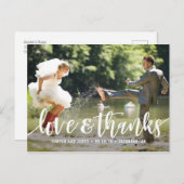 Funky Script Hartelijk dank voor Briefkaarten (Voorkant / Achterkant)