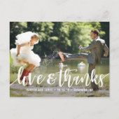 Funky Script Hartelijk dank voor Briefkaarten (Voorkant)