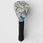 Funky Sea Shells Holiday Seaside Golfheadcover (Voorkant)