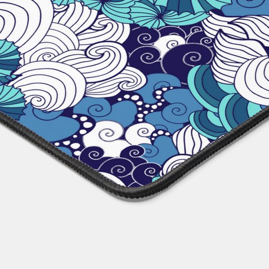 Funky Seashell Pattern Bureaumat (Hoek)