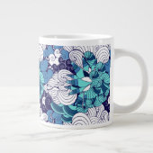 Funky Seashell Pattern Grote Koffiekop (Rechts)