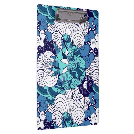 Funky Seashell Pattern Klembord (Rechts)