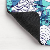 Funky Seashell Pattern Muismat (Hoek)