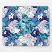 Funky Seashell Pattern Muismat (Voorkant)