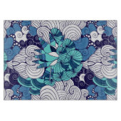 Funky Seashell Pattern Snijplank (Voorkant)