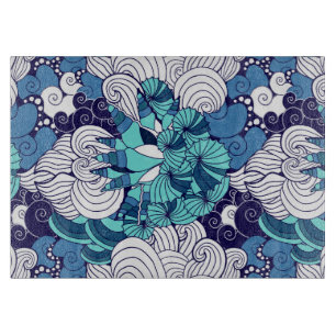 Funky Seashell Pattern Snijplank