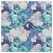 Funky Seashell Pattern Stof (Close Up)