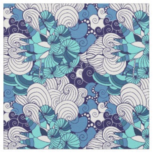 Funky Seashell Pattern Stof