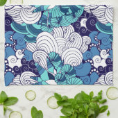 Funky Seashell Pattern Theedoek (Gevouwen)