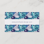 Funky Seashell Pattern Visitekaartje (Achterkant)