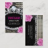 Funky Shabby Chic Argyle Visitekaartjes (Voorkant / Achterkant)