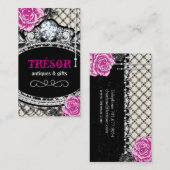 Funky Shabby Chic Visitekaartjes (Voorkant / Achterkant)