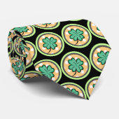 Funky Shamrock Stropdas (Opgerold)