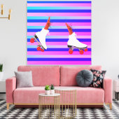 Funky Shrimps Wall Art Canvas Afdruk (Insitu (Woonkamer))