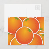 Funky sinaasappels briefkaart (Voorkant / Achterkant)