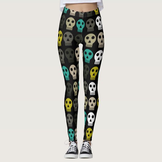 Funky Skull Leggings (Voorkant)
