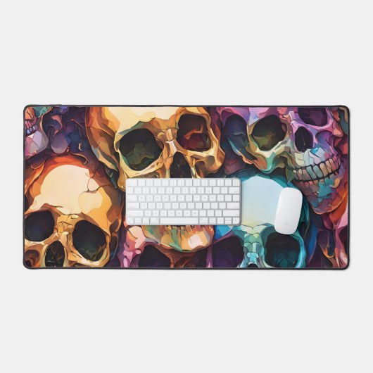 Funky Skulls Bureaumat (Keyboard & Muis)