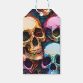 Funky Skulls Cadeaulabel (Voorkant)