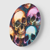 Funky Skulls Grote Klok (Hoek)