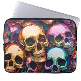 Funky Skulls Laptop Sleeve