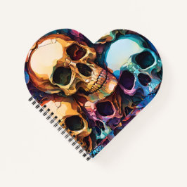 Funky Skulls Notitieboek