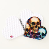 Funky Skulls Notitieboek (Binnen)