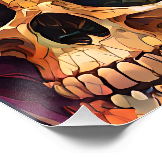 Funky Skulls Perfect Poster (Hoek)