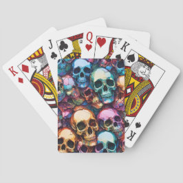 Funky Skulls Pokerkaarten
