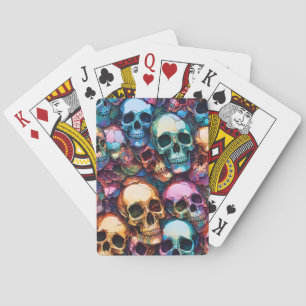 Funky Skulls Pokerkaarten