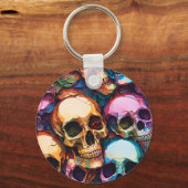 Funky Skulls Sleutelhanger (Voorkant)