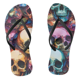 Funky Skulls Teenslippers